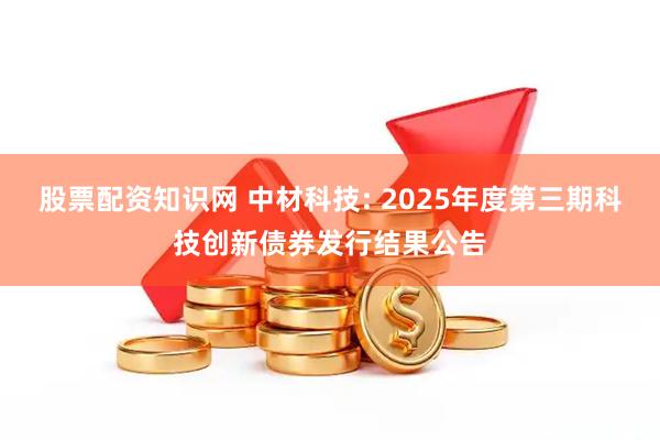 股票配资知识网 中材科技: 2025年度第三期科技创新债券发行结果公告