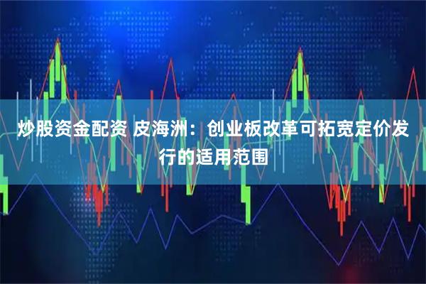 炒股资金配资 皮海洲：创业板改革可拓宽定价发行的适用范围
